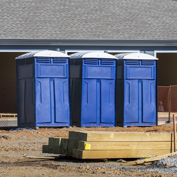 how can i report damages or issues with the portable restrooms during my rental period in Quinwood WV